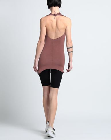 Alpha Studio Woman Top Chocolate brown Size 6 Viscose, Polyester, Polyamide