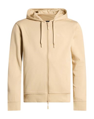 Man Sweatshirt Sand Size M Cotton, Elastane