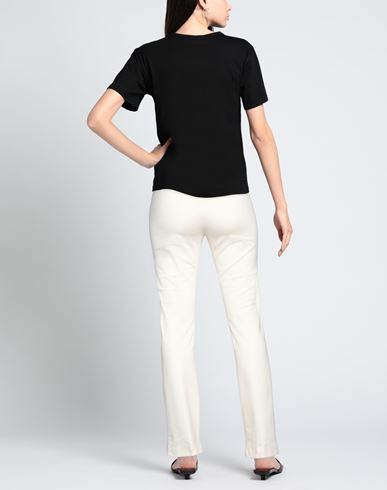 Woman Pants Cream Size 6 Viscose, Polyamide, Elastane
