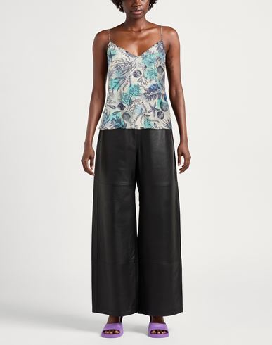Woman Top Light grey Size 10 Silk