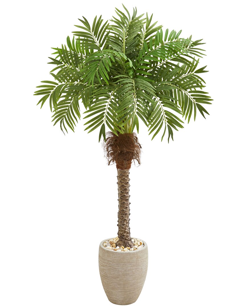 63In Robellini Palm Artificial Tree In Planter