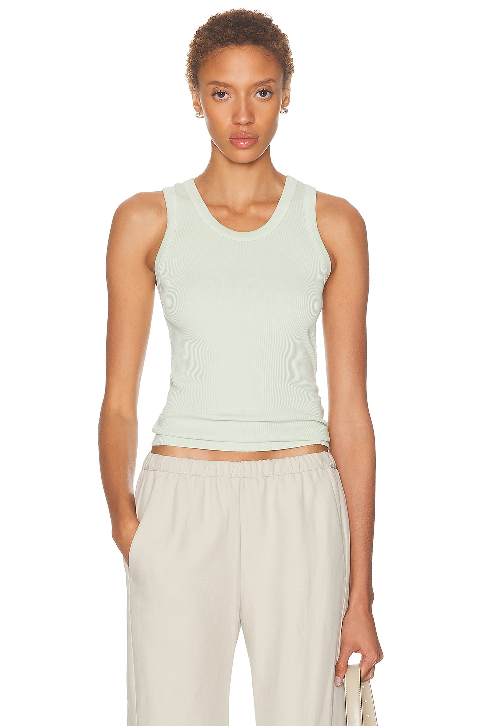 AGOLDE Poppy Tank in Tan