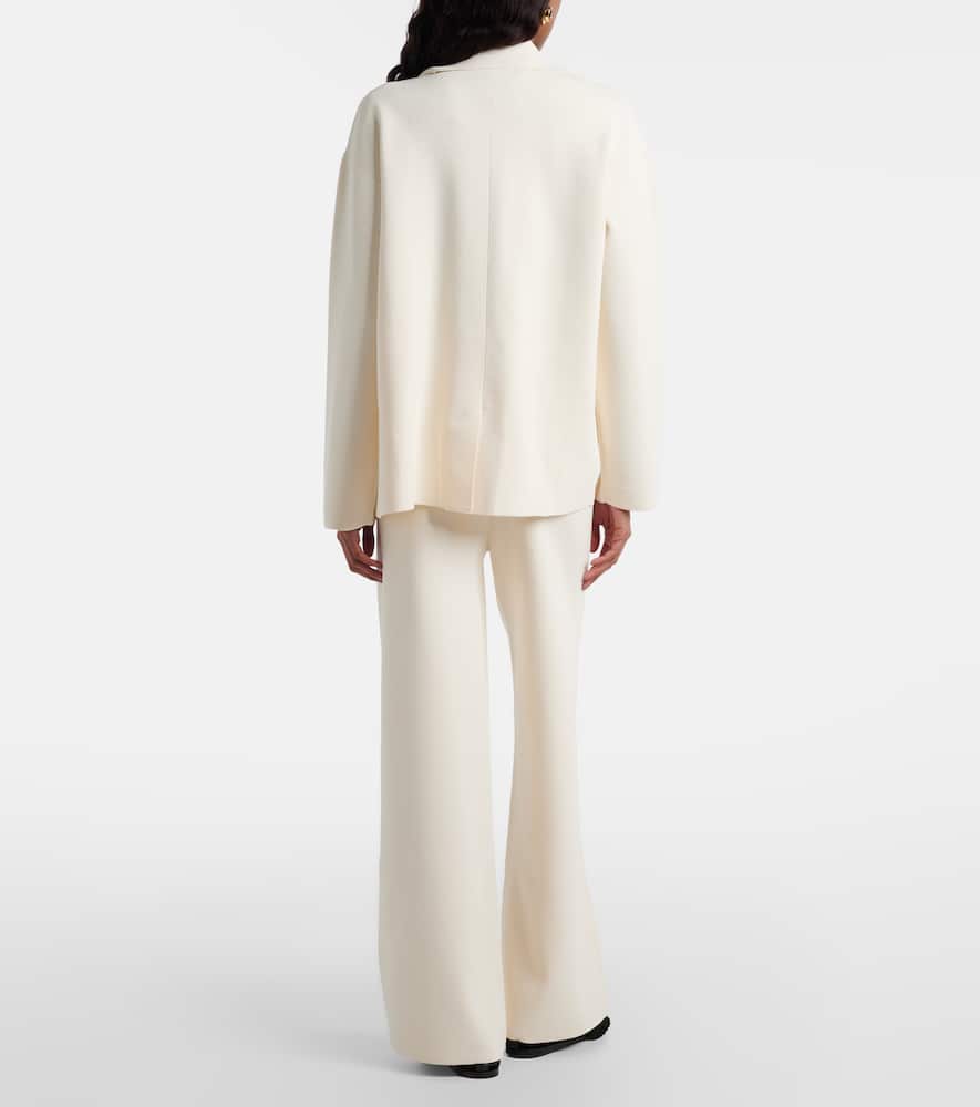Jersey wide-leg pants