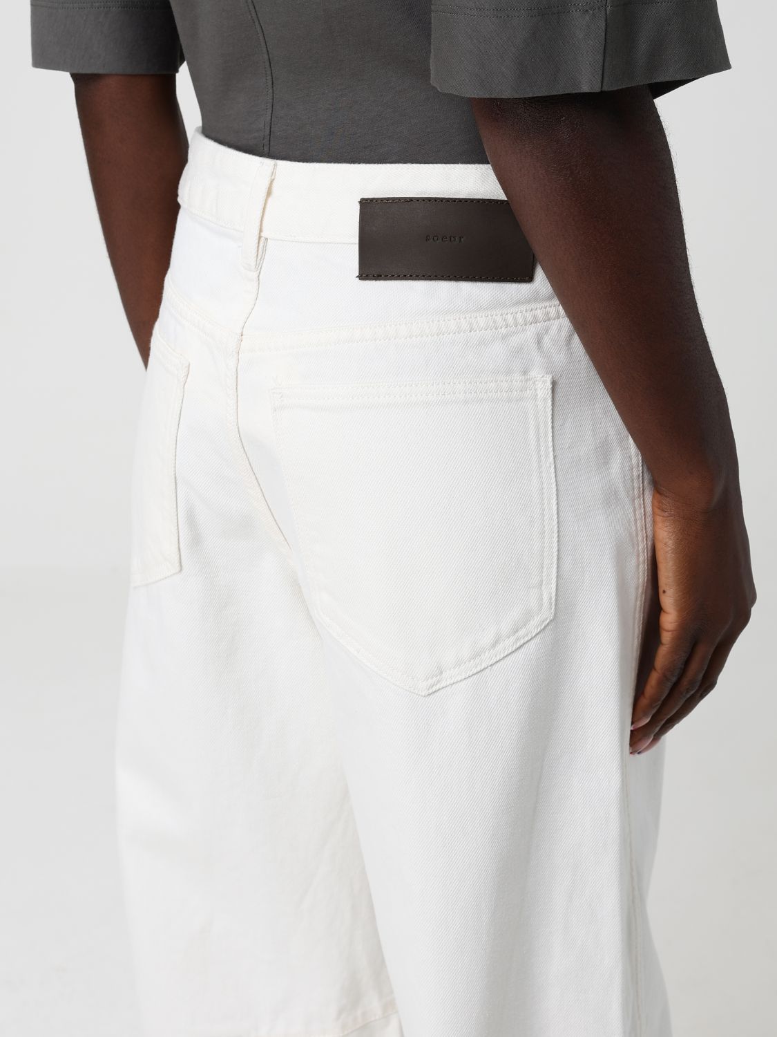 Jeans Woman color White