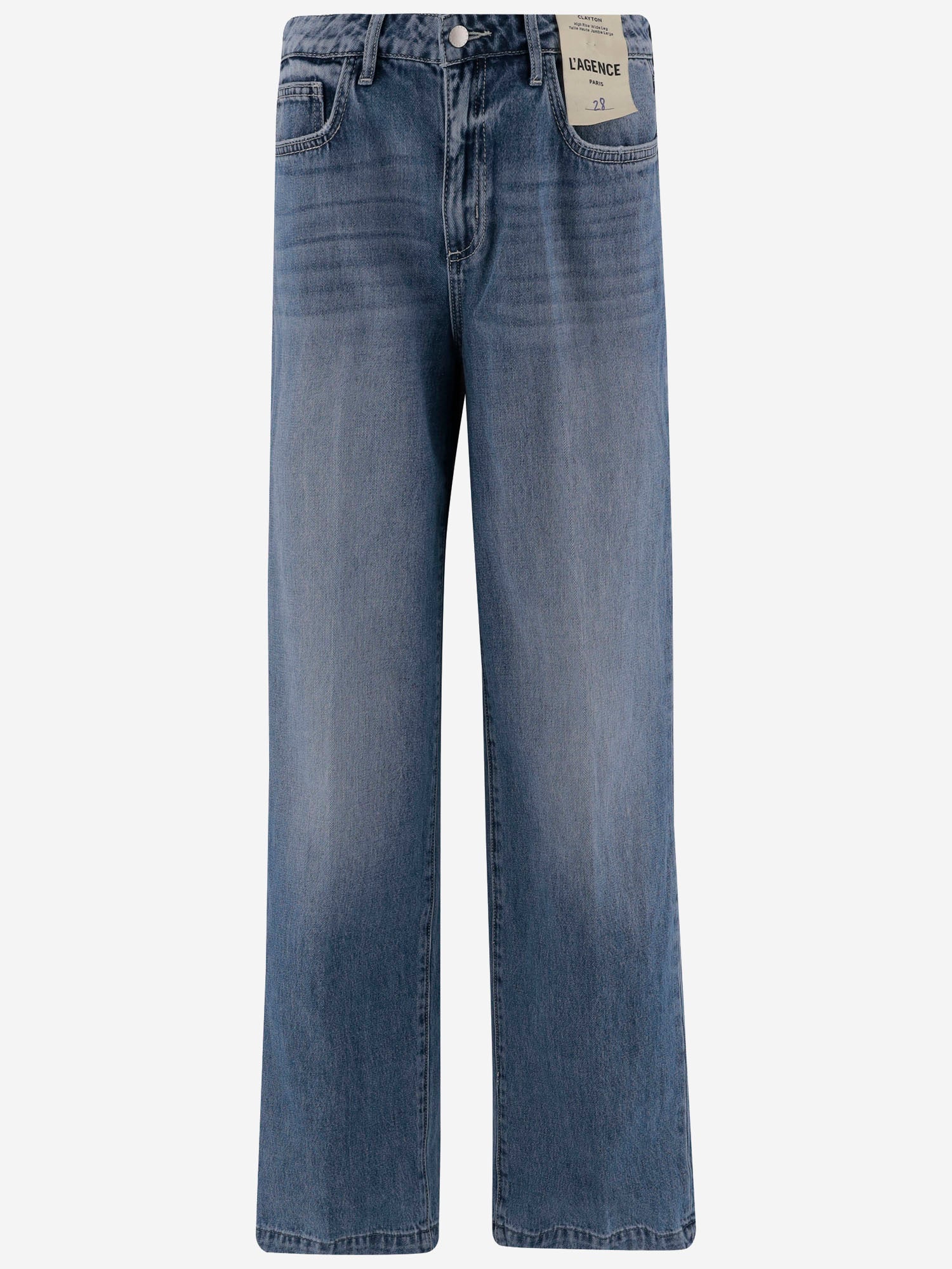 Cotton Denim Jeans — Blue