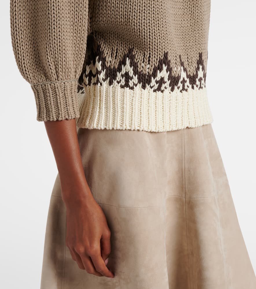 Marty Fair Isle cotton sweater