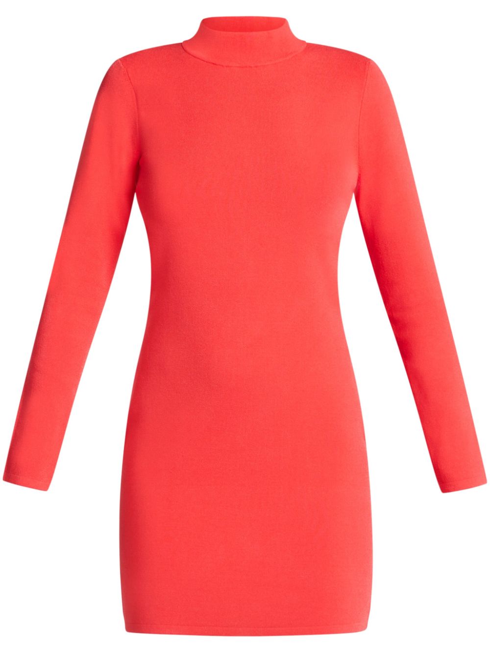 Long-sleeve mini dress - Red