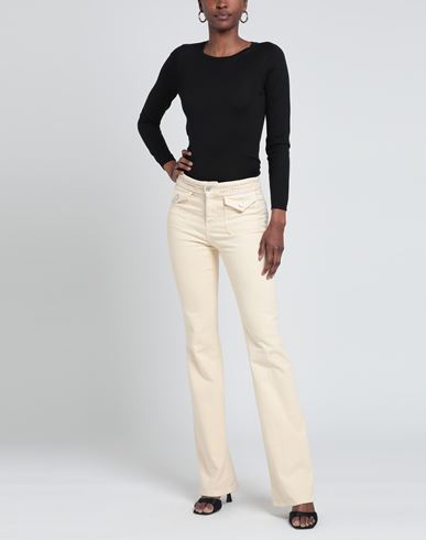 Woman Denim pants Beige