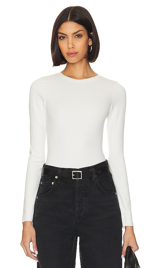 Good American SCUBA CREW BODYSUIT in White. Größe XL. Also in 2X, 3X