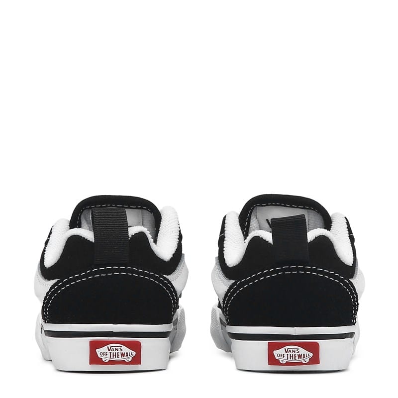 Kids' Knu Skool Slip On Sneaker Toddler Shoes (Black/True White)