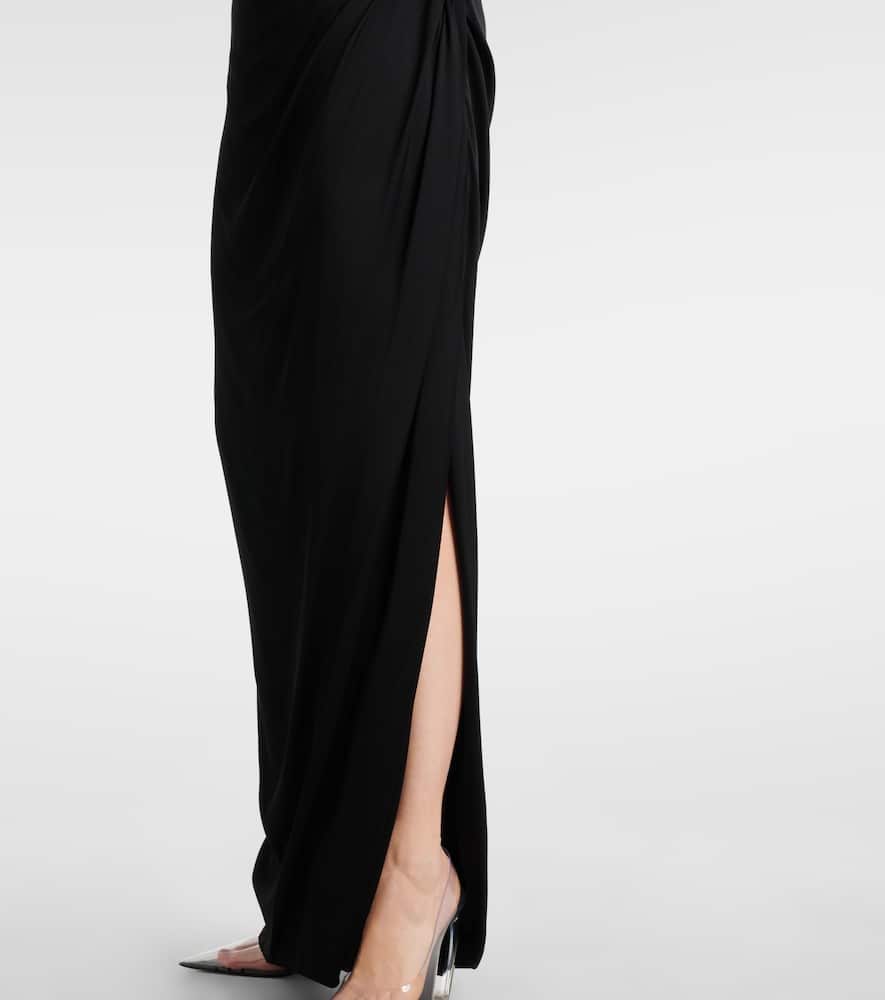 Ginnie draped jersey maxi dress