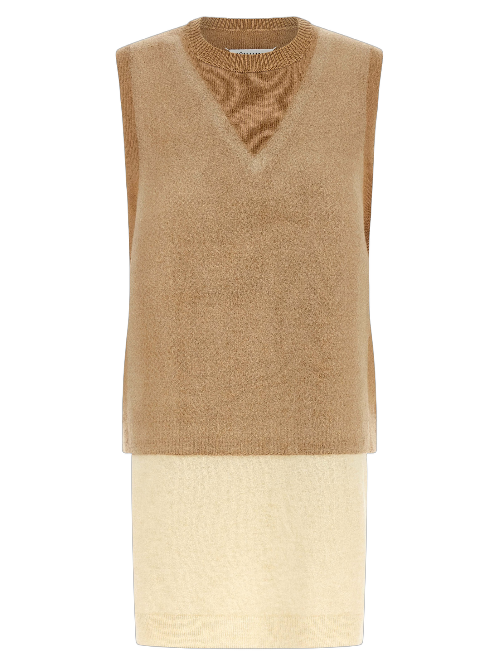 Memory Sleeveless Top — Beige
