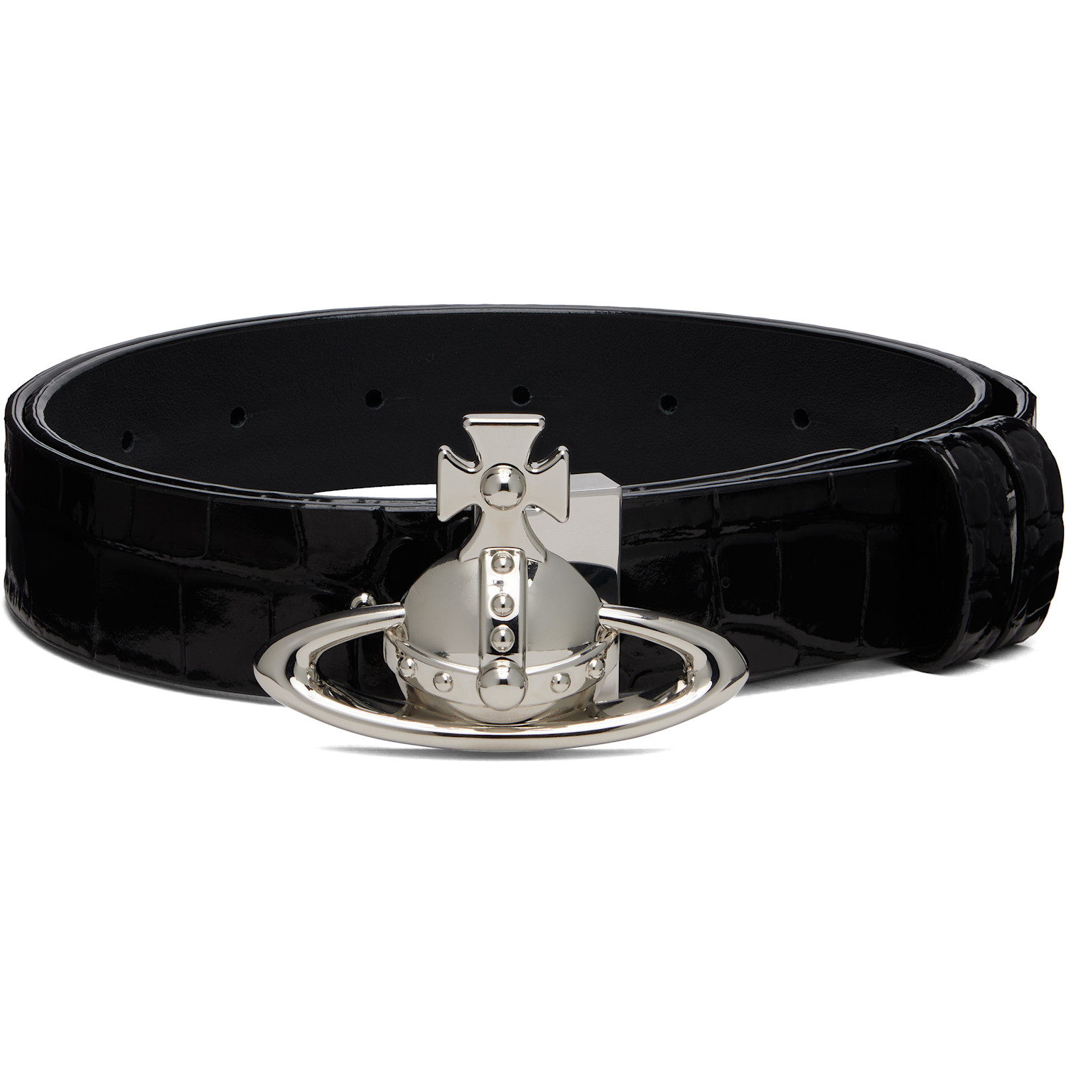Black Orb Buckle Belt