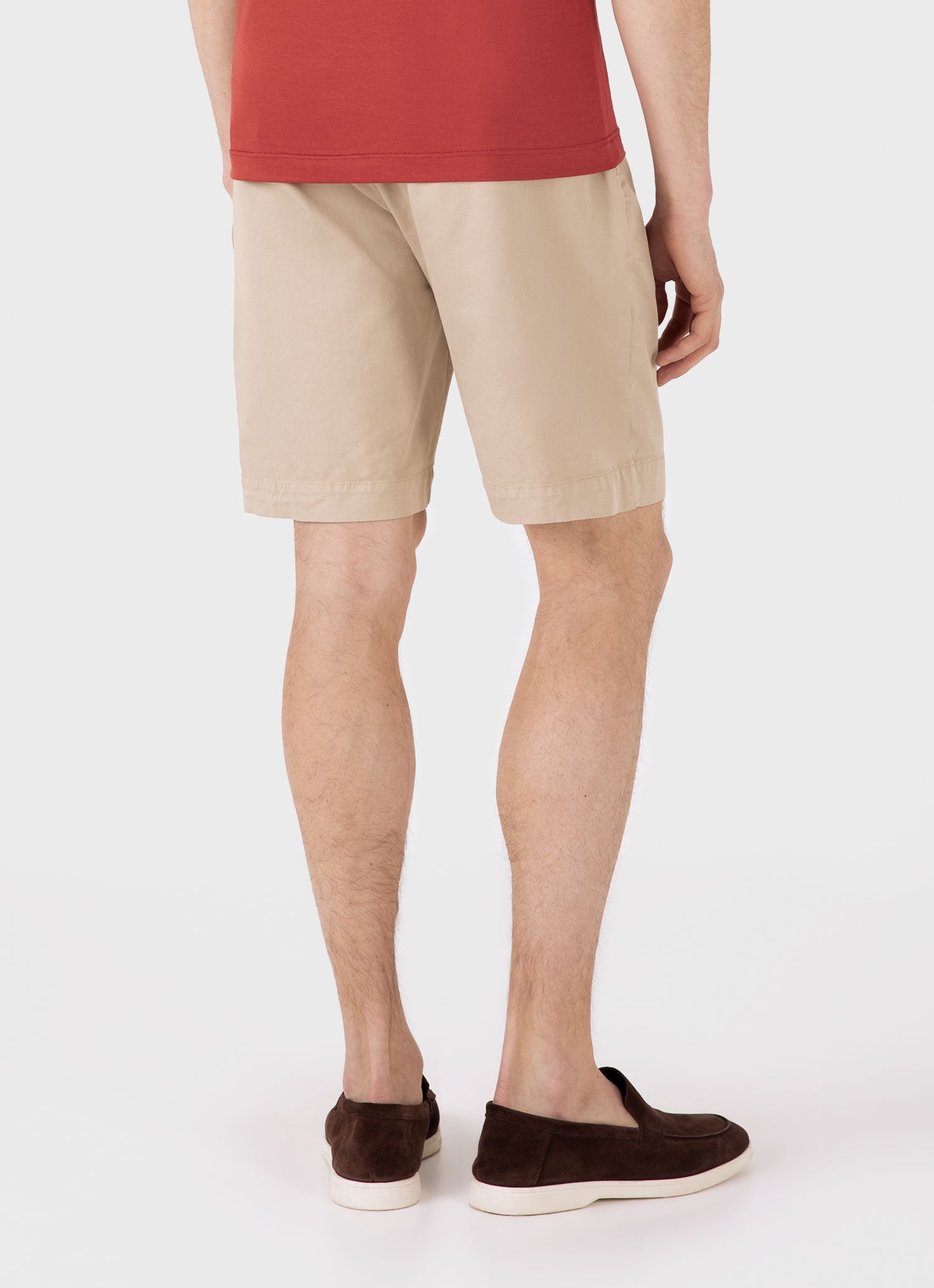 Men's Chino Shorts in Light Stone