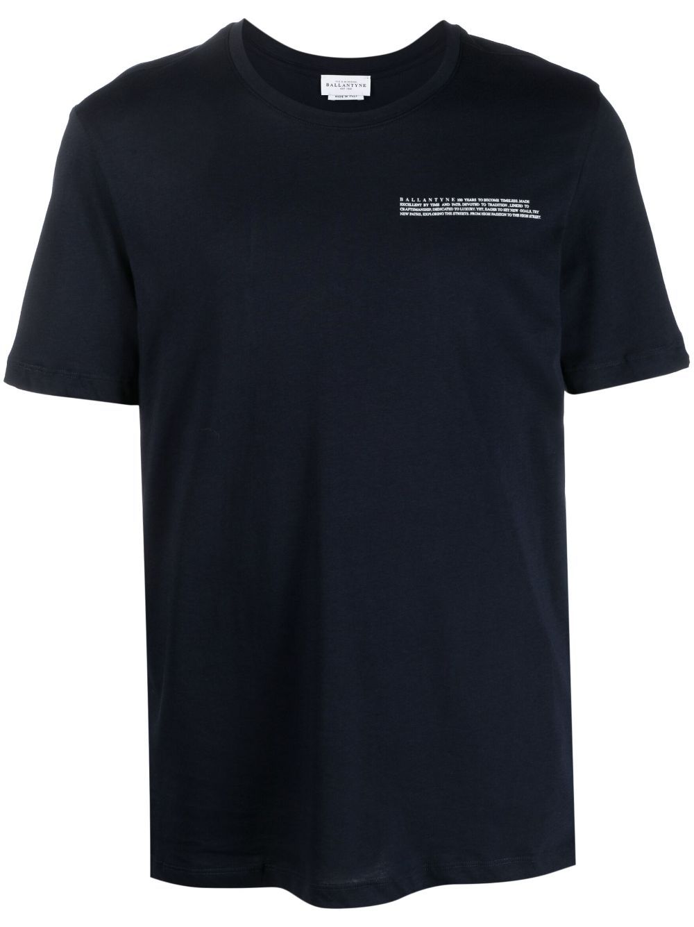 Logo-print cotton T-shirt - Blue