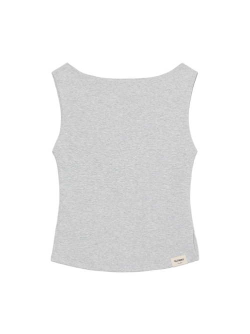 G SLIT SLEEVELESS TOP