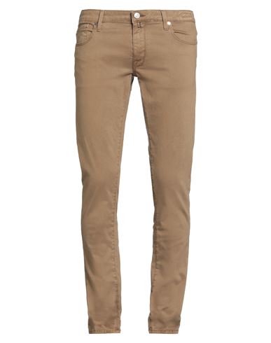 Jacob Cohёn Man Pants Camel Size 32 Cotton, Lyocell, Elastane