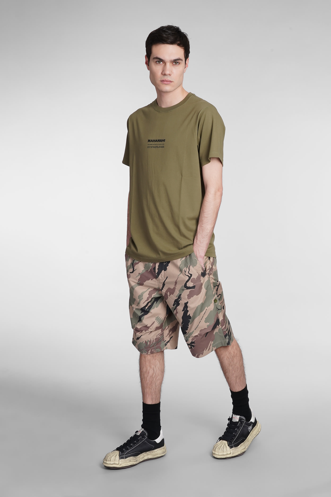 Shorts In Camouflage Polyester