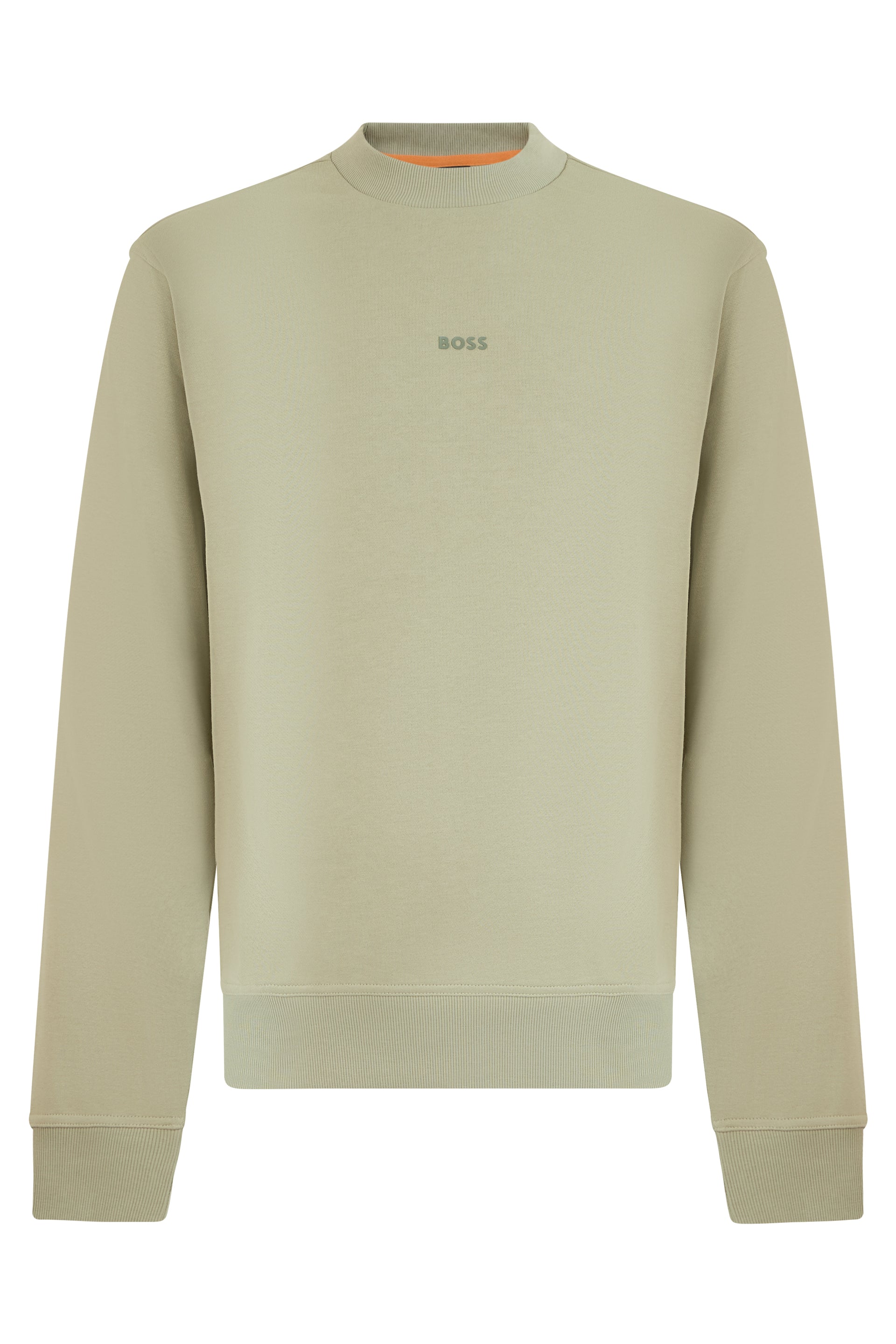 Cotton Crew Neck Sweatshirt — Green