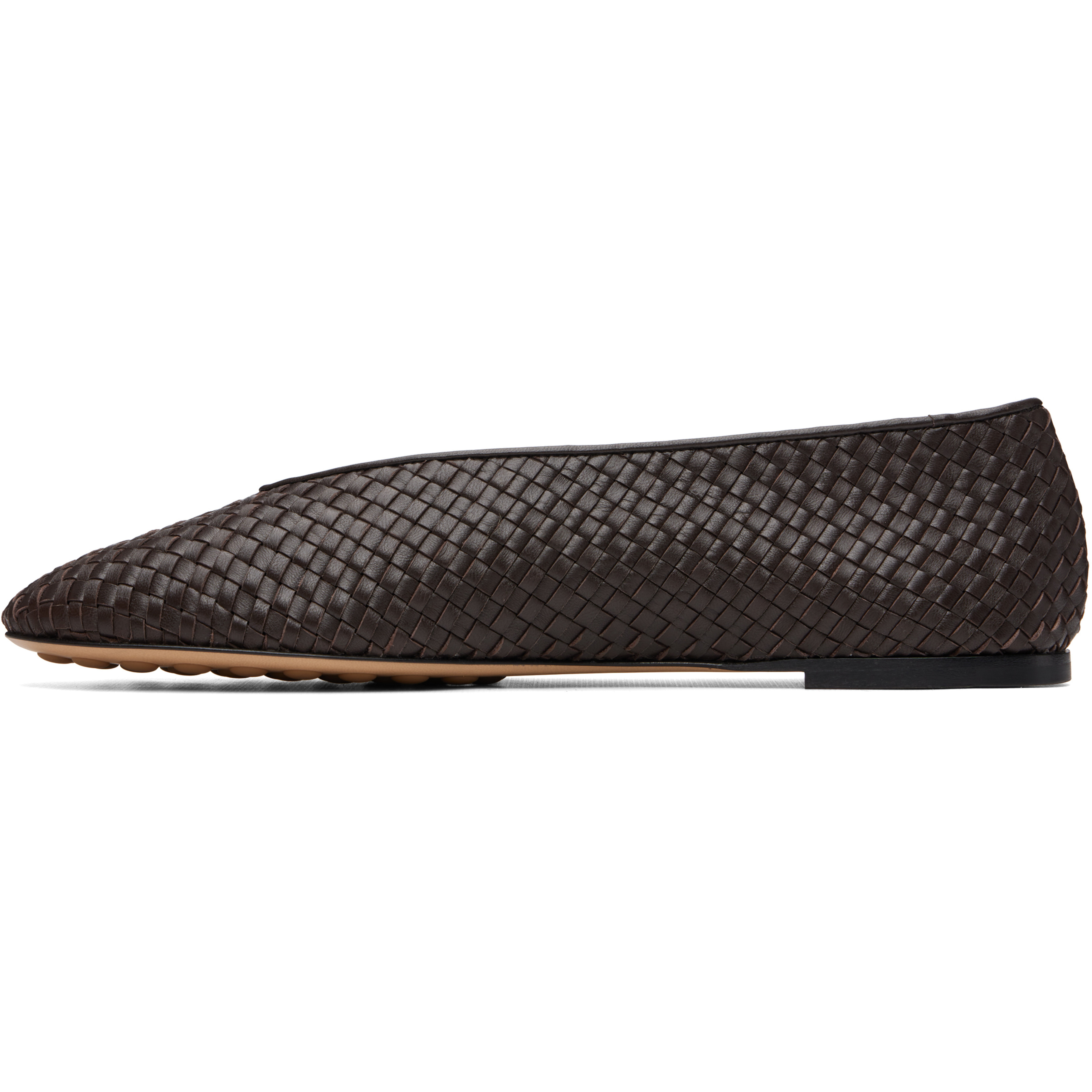 Brown Rosa Ballerina Flats