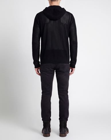 Man Cardigan Black Size L Organic cotton