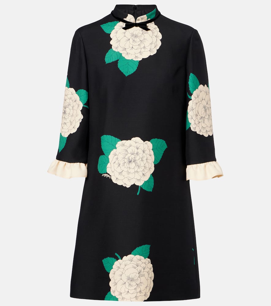 Crepe Couture floral minidress
