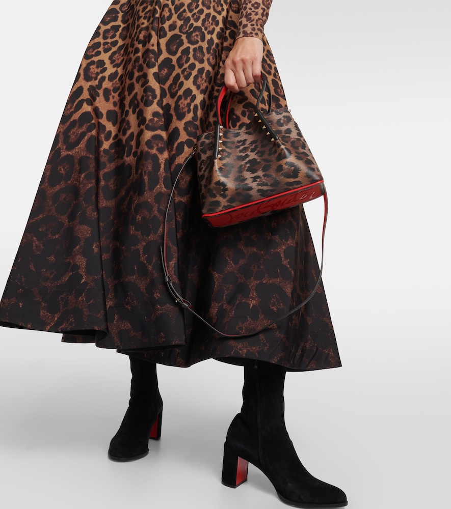 Cabarock Small leopard-print tote