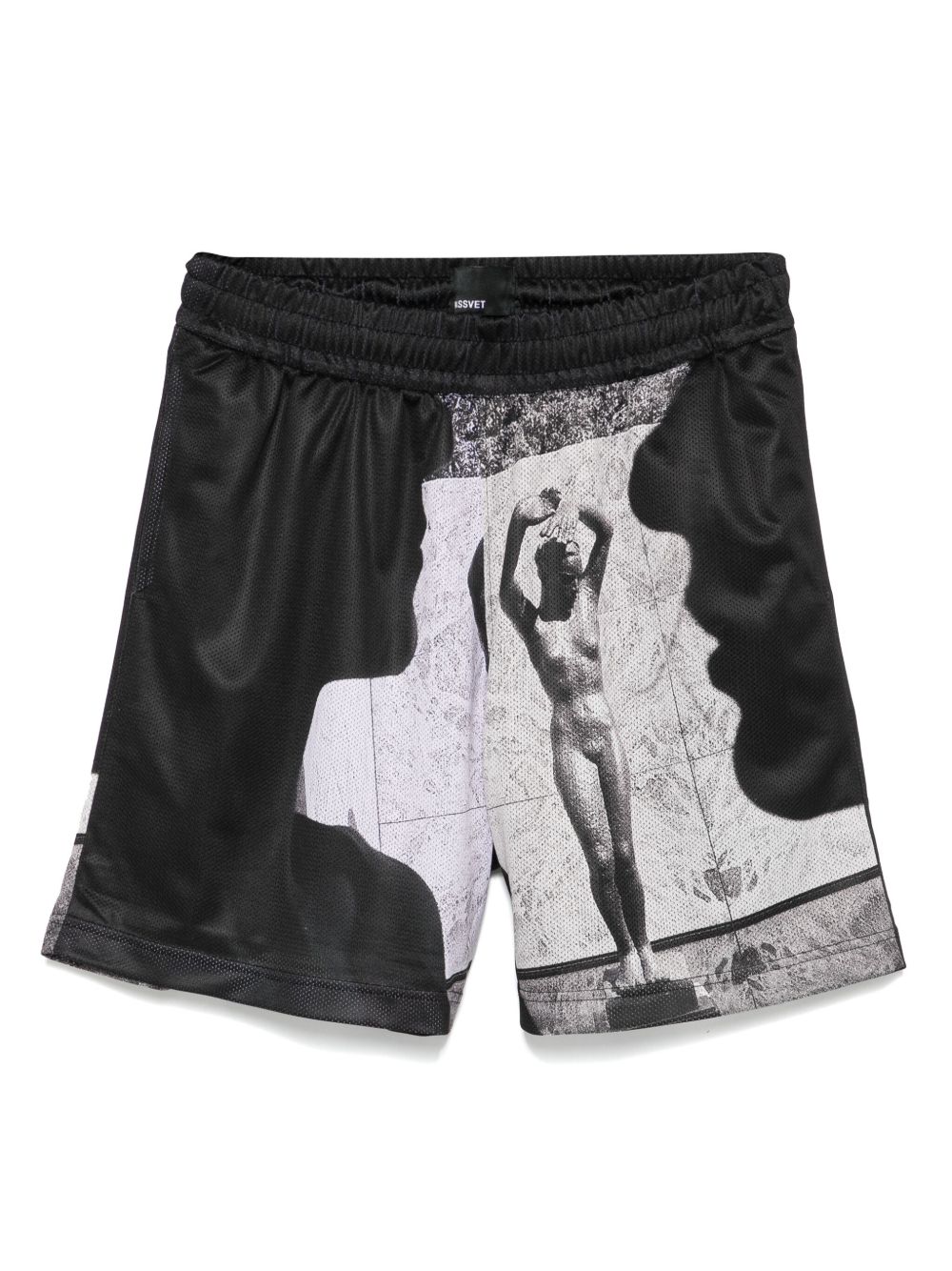 RASSVET La Melancolia Statue shorts - Black