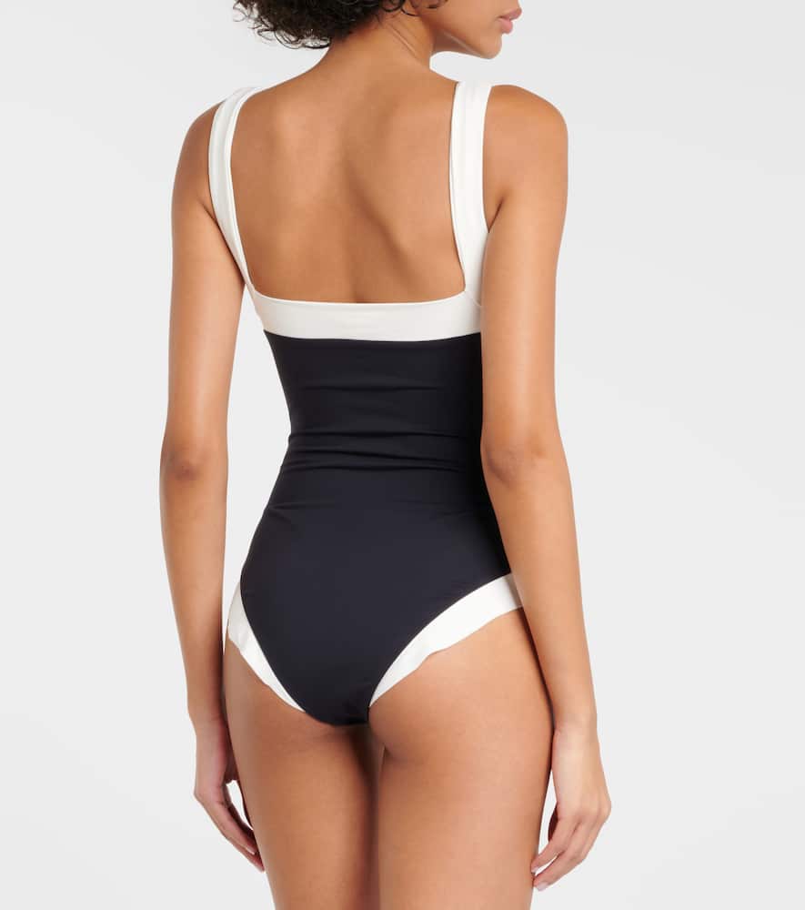 Bianco Maillot square neck swimsuit