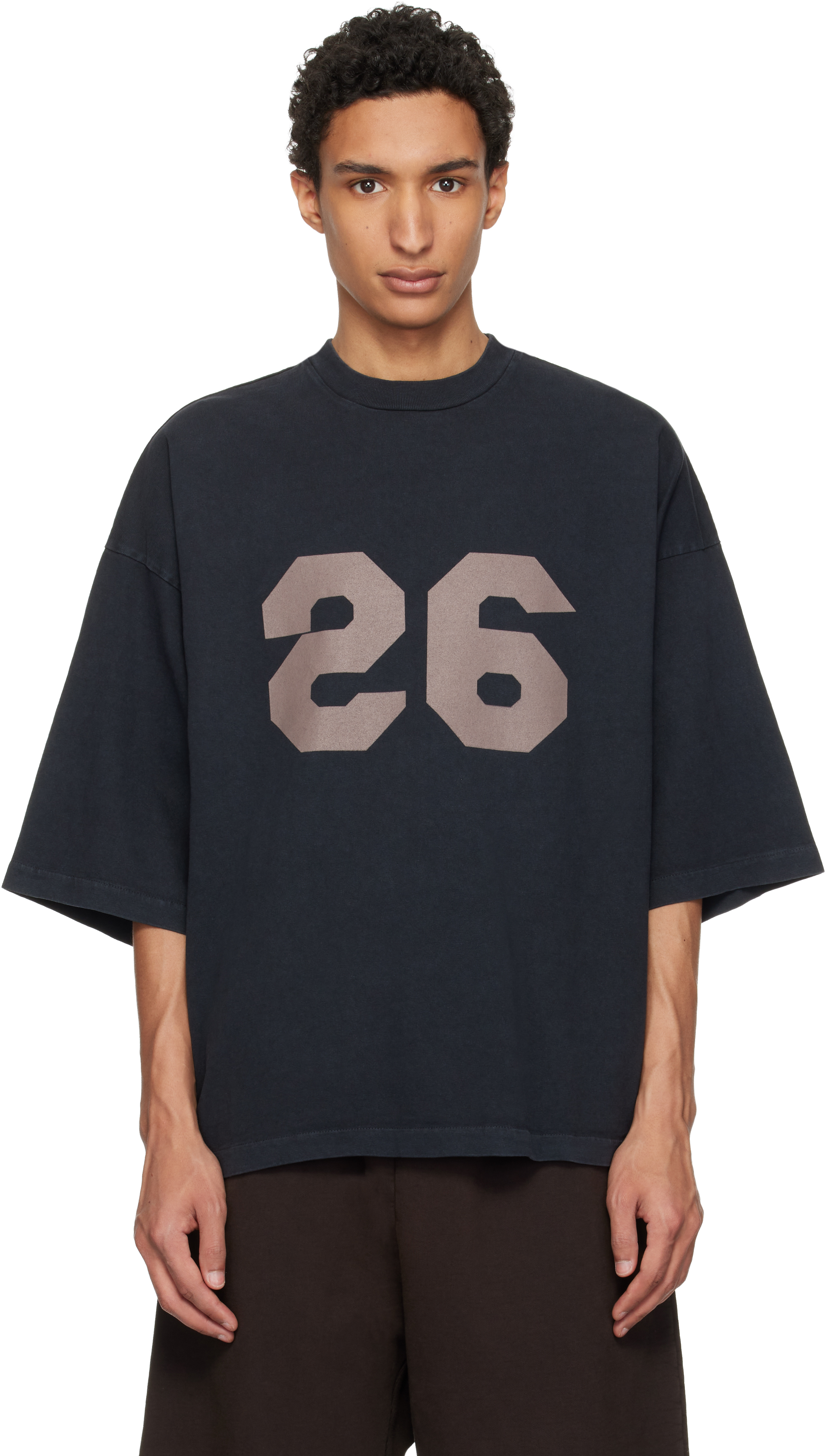 Fear OF God 남성 Black '26' T-shirt
