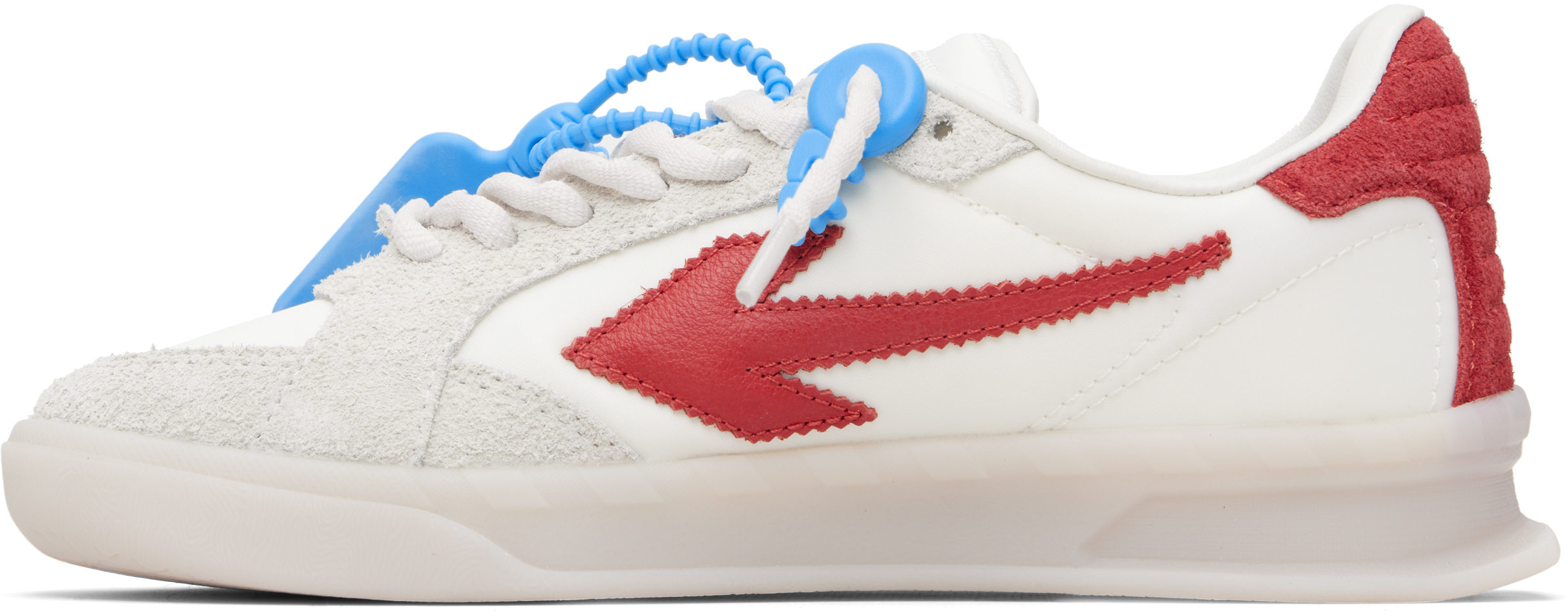 White & Red New Slim Sneakers