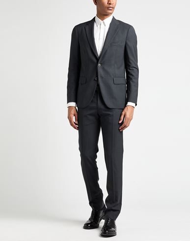 Man Suit Charcoal Size 44 Virgin Wool