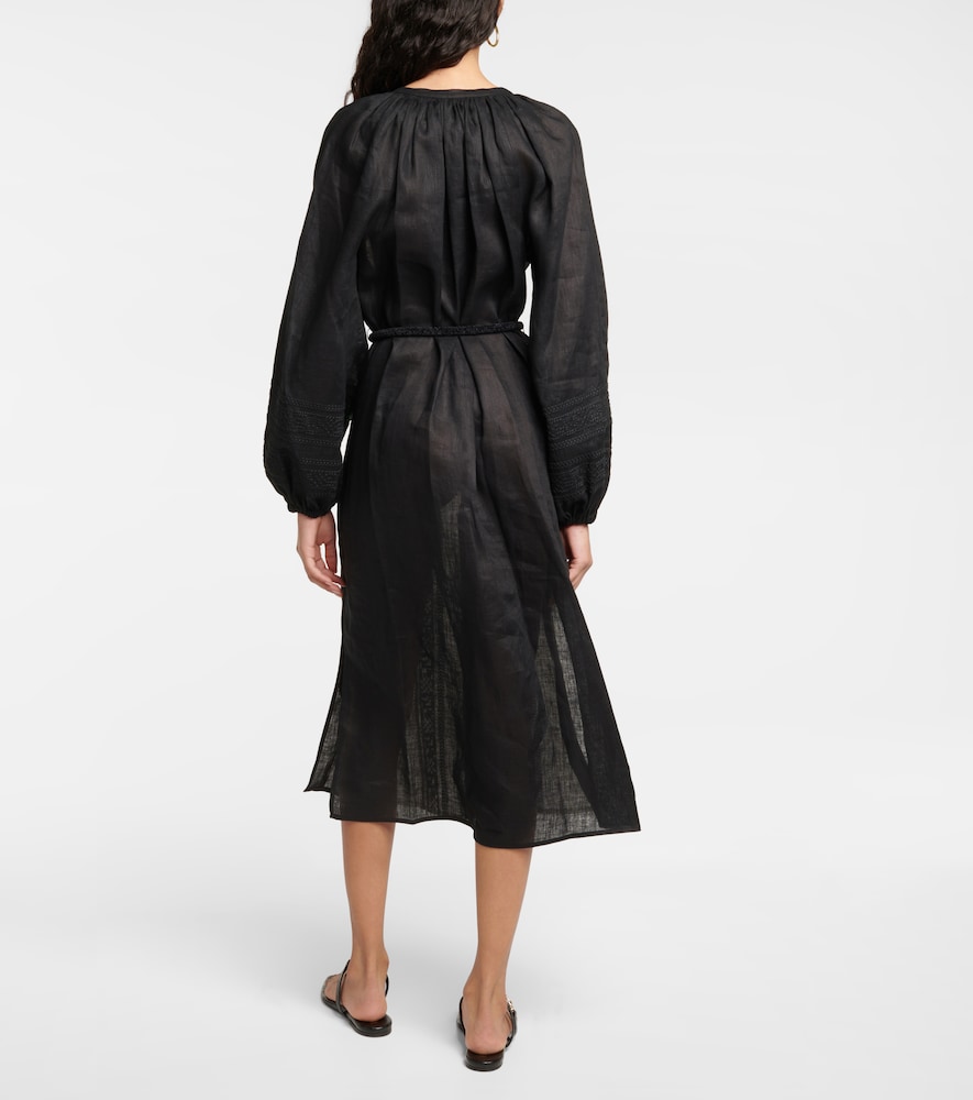 Tory Burch Embroidered linen kaftan