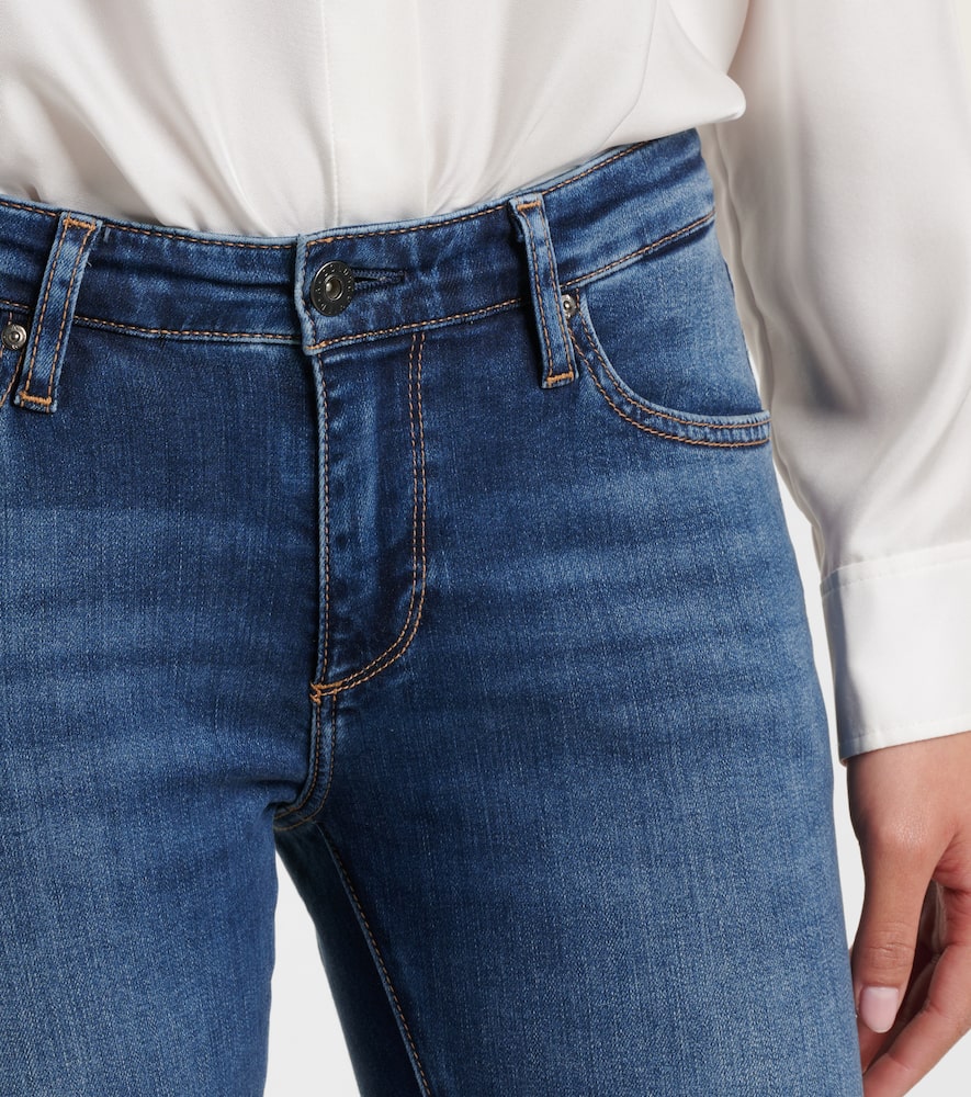 Mid-rise skinny jeans