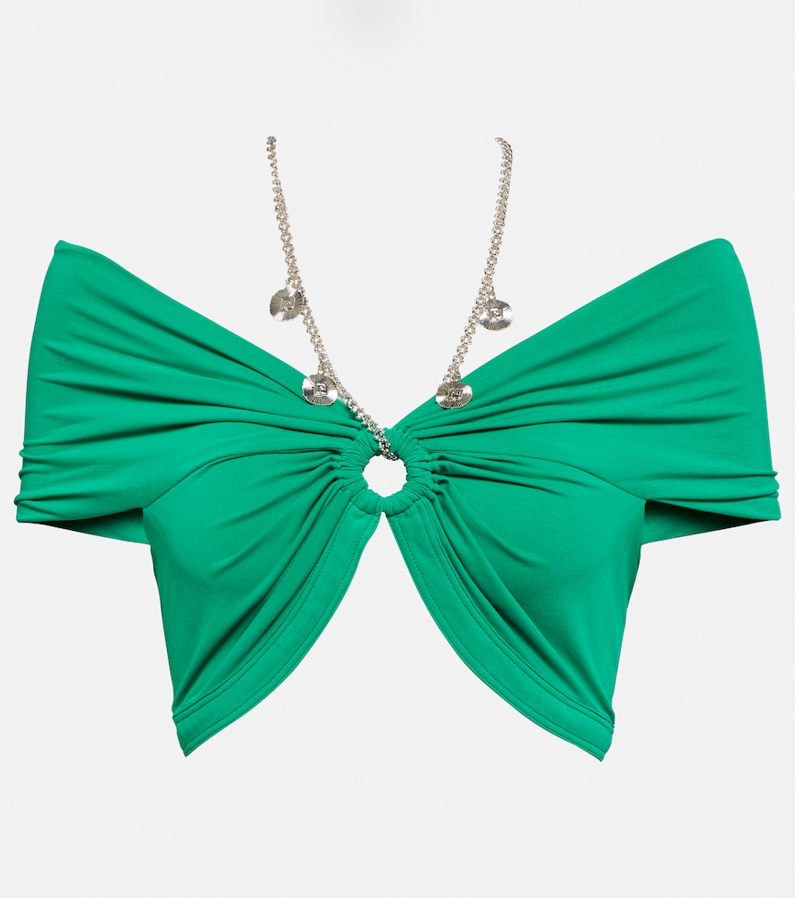 Cutout jersey top