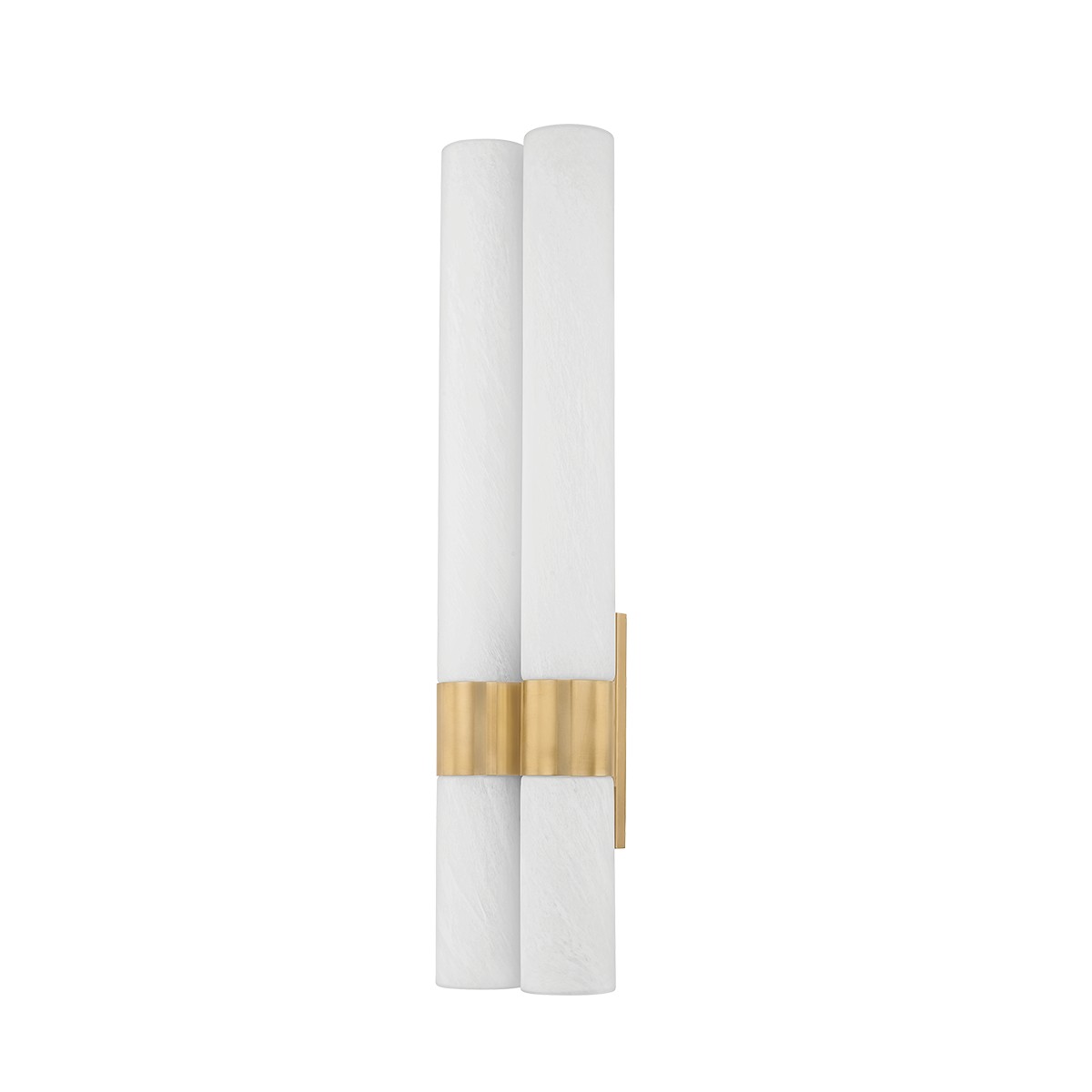 Vintage Brass LED Wall Sconce from the Balerma Collection