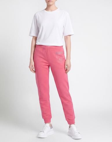 Woman Pants Magenta Size 10 Cotton