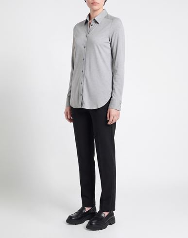 Woman Shirt Grey Size 4 Cotton