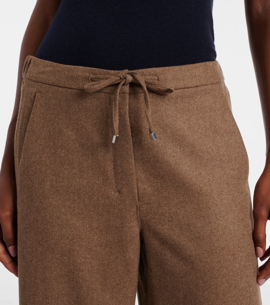 Livio wool and cashmere wide-leg pants