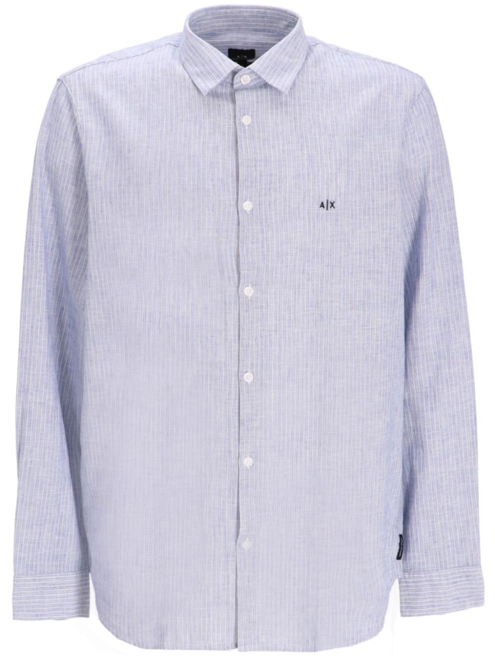 Logo-embroidered shirt - Blue