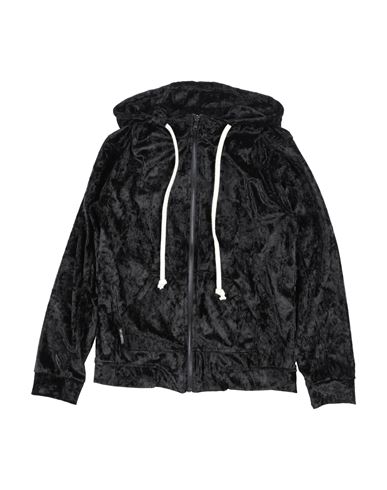 Kid Girl Sweatshirt Black Size 10 Polyester, Elastane