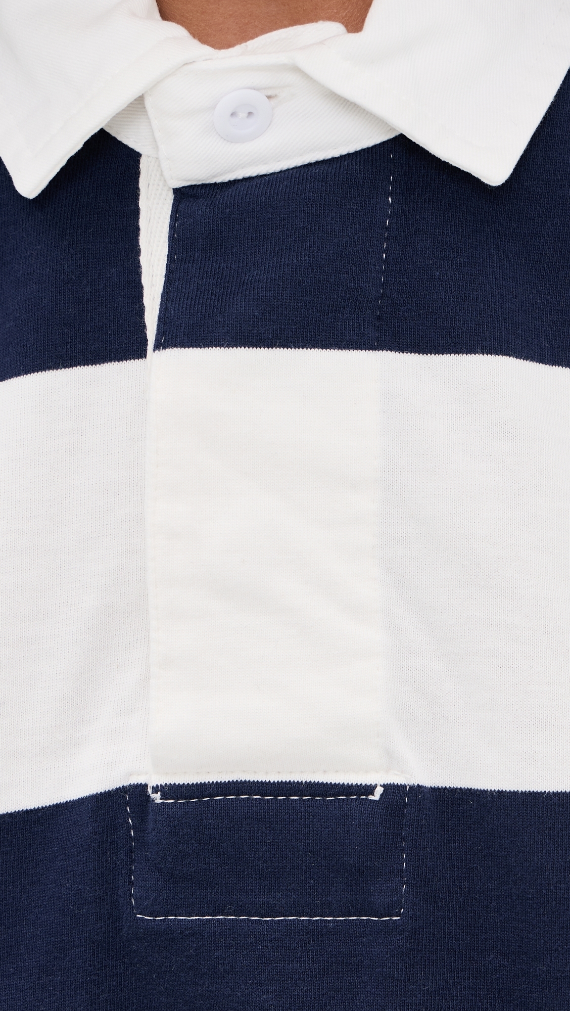 Rugby Tee Jumbo Navy Blue Stripe
