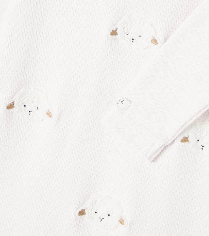 Baby Phlyn embroidered cotton onesie