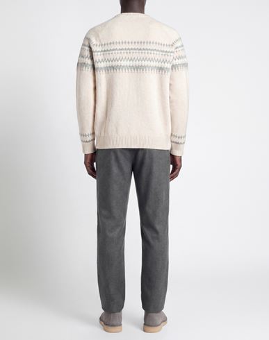 Platinum Man Sweater Light grey Size L Cashmere, Silk, Polyester