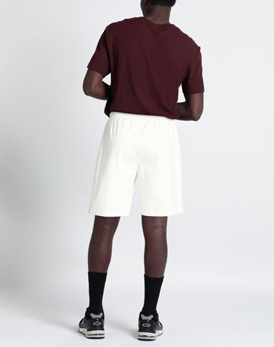 Man Shorts & Bermuda Shorts White Size M Cotton