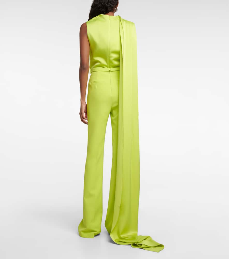 Cara crêpe jumpsuit