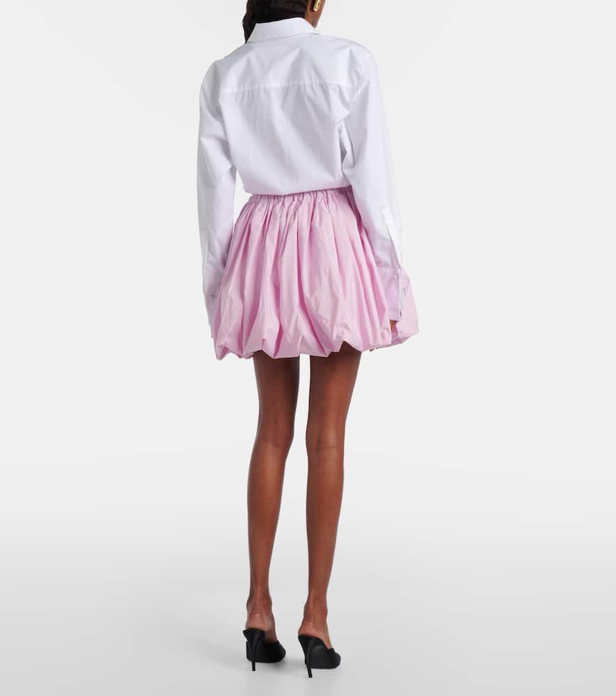 Gathered miniskirt