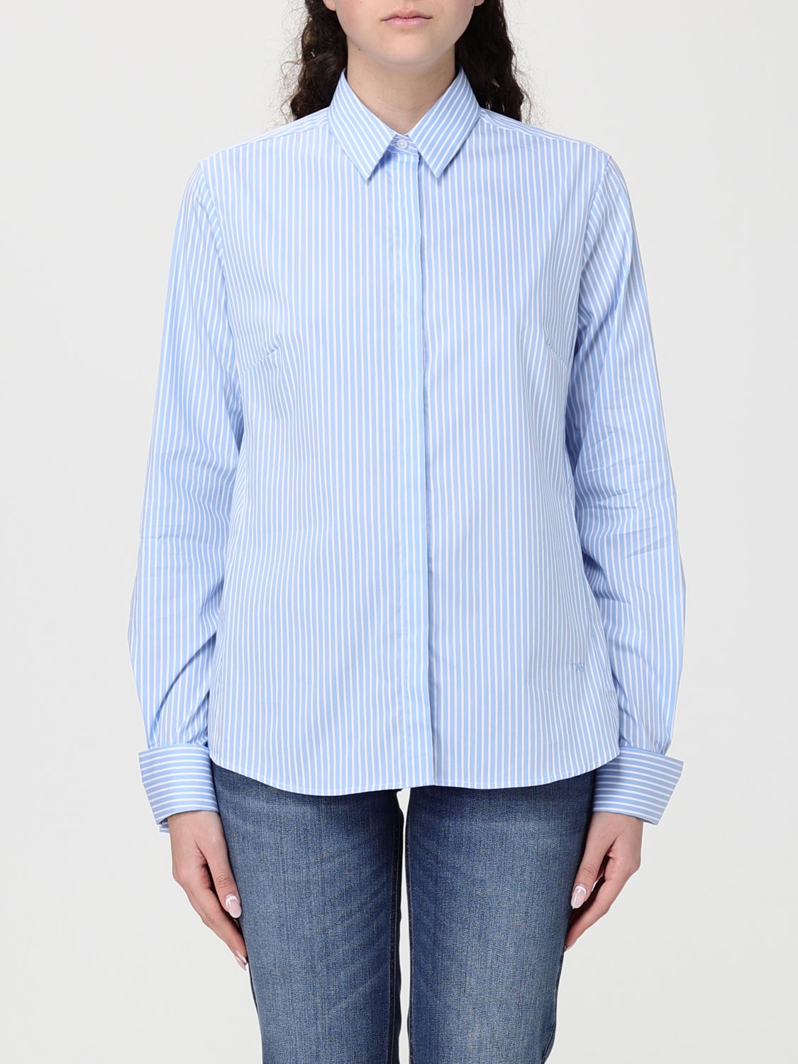 Shirt Woman color Sky Blue