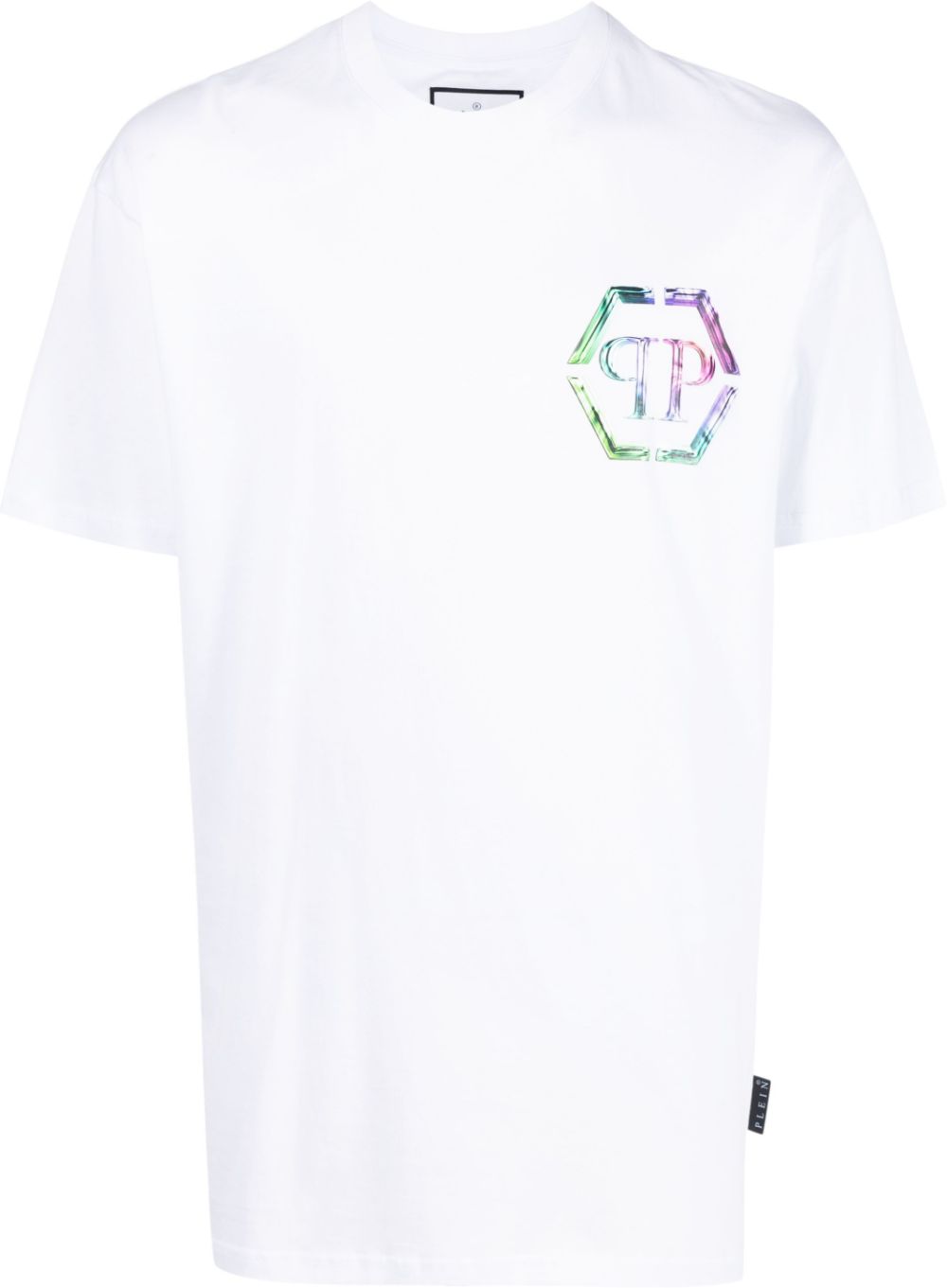 SS PP Glass logo-print T-shirt - Black
