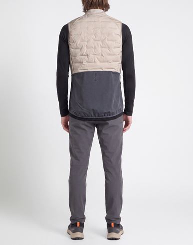 Man Vest Beige Size M Recycled polyester, Elastane
